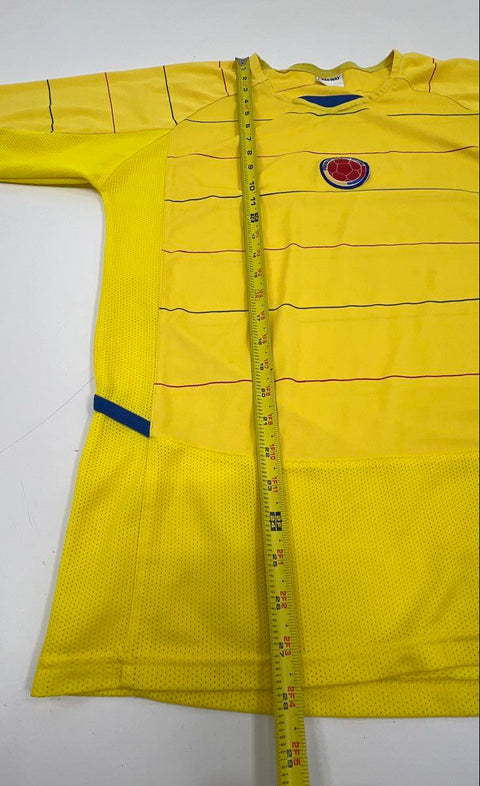 Freeway Mens Lot of 2 Colombia National Team Soccer Jersey Futbol Yellow Size M
