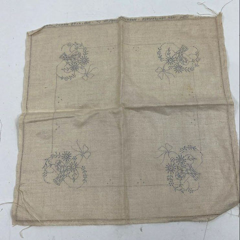 Vintage Embroidery Pattern Lot American Thread Jerglo Pot Holder Centerpiece