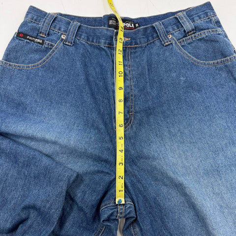 Vintage Y2K Southpole Baggy Carpenter Denim Jeans Blue Skater Sz 36x30