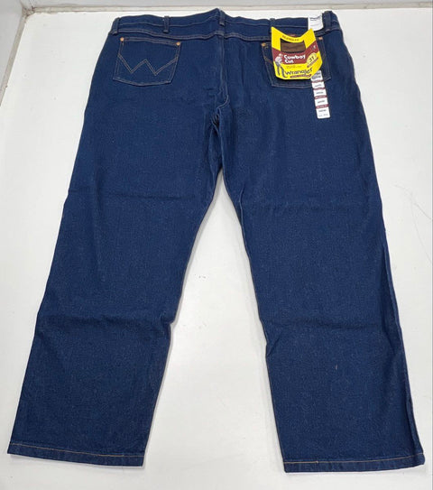 Vintage Wrangler Men's Cowboy Cut Relaxed Fit Blue Denim Jeans Sz 48x30 NWT