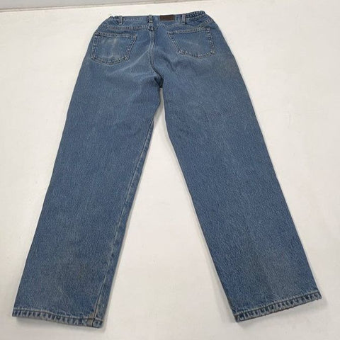 Vintage LL Bean Mens Lot 2 Flannel Lined Jeans & Chinos Pants Sz 36x30