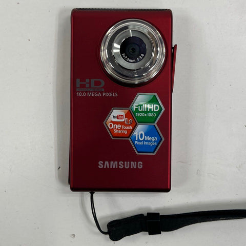 Samsung HMX-U10 FlashCAM Full HD 1080p 10MP Pocket Camcorder Digital Camera