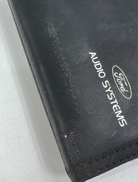 Lot of 2 Vintage Ford OEM CD Holder Case Car Audio Storage Wallet Accessory