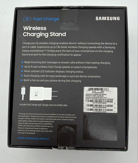 Samsung EP-NG930 Wireless Charging Stand Fast Charge Black Tested Works