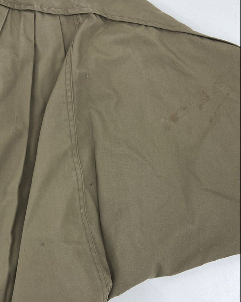 Vintage 80s Tiger Fox Men's Tan Plaid Lined Dolman Sleeve Car Coat Jacket XL