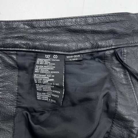 Harley-Davidson Deluxe Leather Biker Riding Chaps Side Zippers Sz 2XL