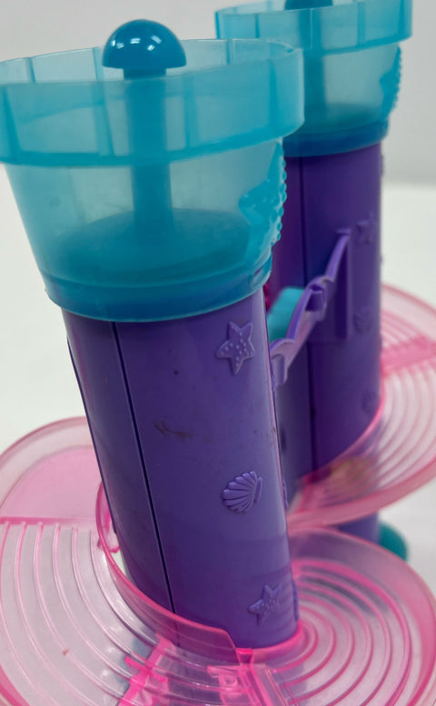 Vintage Collectible Mattel Polly Pocket Wild Waves Castle Slide Play Set Lot