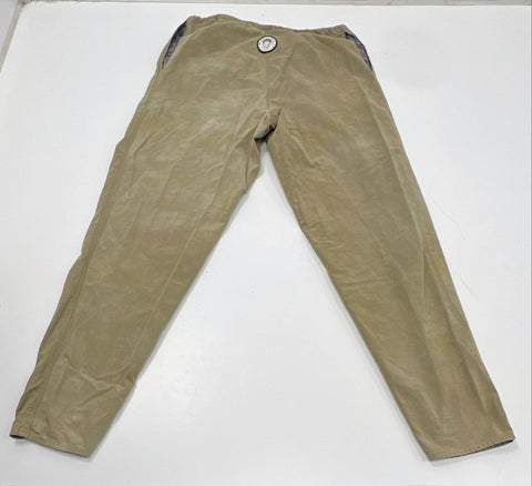 Marcel Monsivais Vintage 90s Tan Elastic Waist Artist Pants Santa Barbara Sz 2
