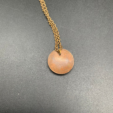 Vintage Mid-Century Enameled Copper Jewelry Lot 5 Pieces Earrings Necklace