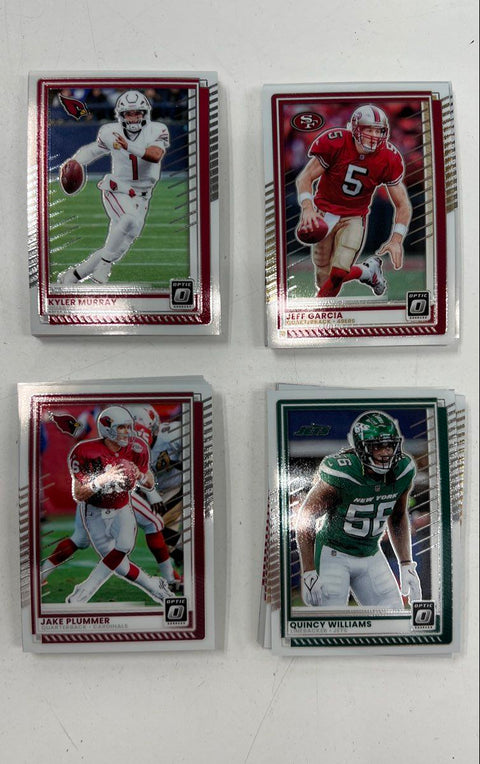 Mixed Sports Card Lot Modern NFL MLB Topps Chrome Optic 3 Lbs See Photos