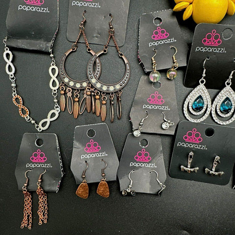 Paparazzi Fashion Jewelry Lot of 35+ Necklaces Earrings Bracelet Boho Styles