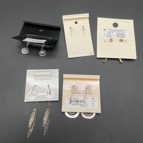 Costume Jewelry Lot 13 Pairs Anthropologie Chico's Vera Wang Madden NYC Pearls