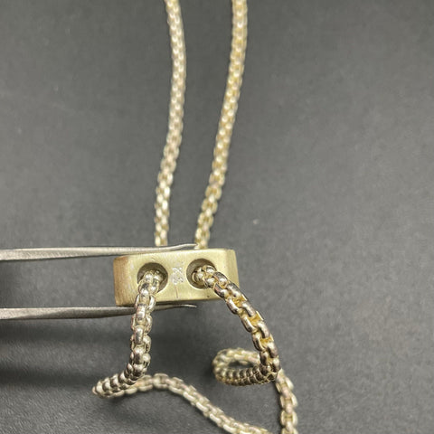 Kendra Scott Modern Gold Silver Tone Bar Tassel Necklace Jewelry Lot of 2