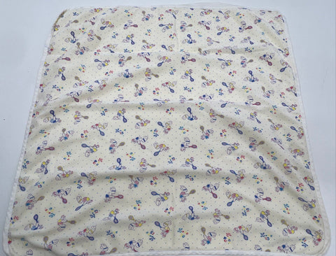 Vintage 80s 90s Health-tex Baby Blanket Towel Lot Lull-A-Bear Tennis Teddy Mixed