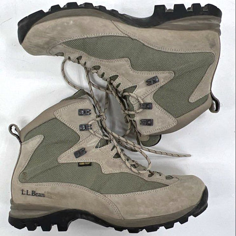 L.L. Bean Italian Suede Gore-Tex Hiking Boots Womens Size 9.5