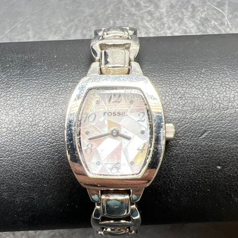 Fossil F2 ES-1426 Mother of Pearl Wristwatch New Battery