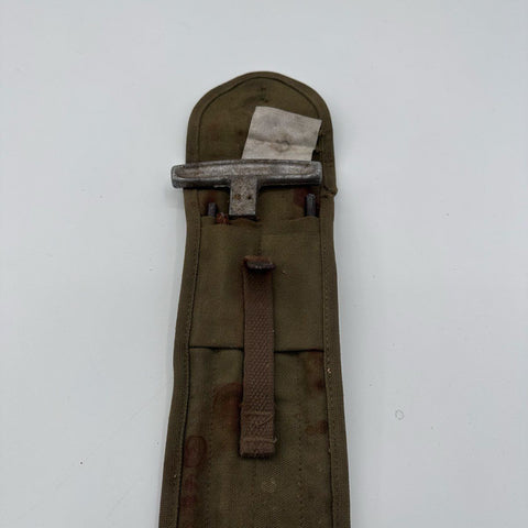 Vintage US Military M1 Garand Sectional Gun Cleaning Rod Set M1-C6573A Case