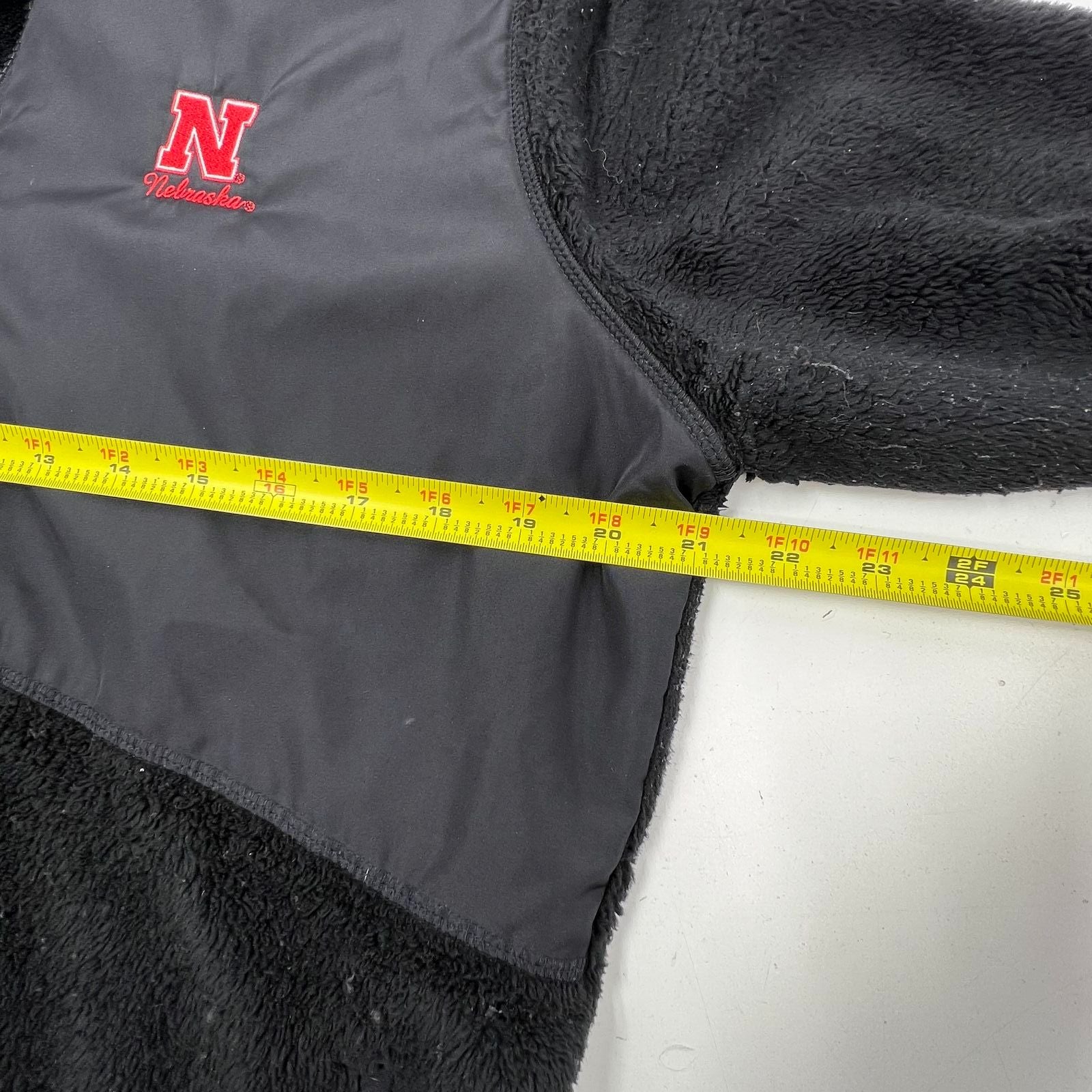 Gear For Sports Nebraska Huskers Fleece Full Zip Jacket Gray Black Men's XL