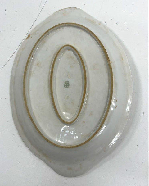 Lot 3 Antique Plates Swinnertons Silverdale & GDA Limoges Relish Dish Vintage