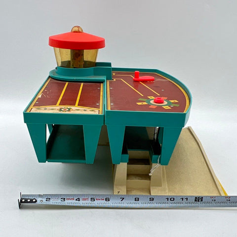 Vintage Fisher-Price Play Family Airport Playset Building Only 996 1970s