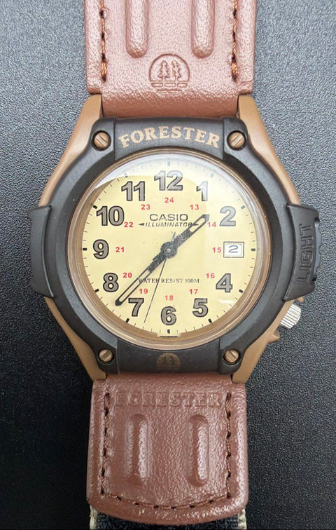 Casio Forester FT-500W Illuminator Watch 100M Water Resist Date Velcro Strap