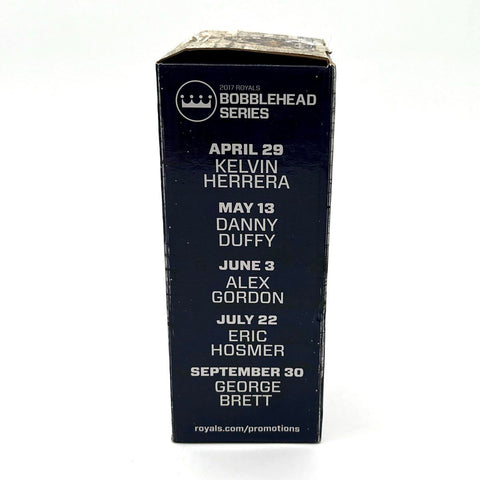 MLB Baseball Bobblehead Kansas City Royals Danny Duffy Record Game With Box
