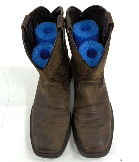 Ariat Anthem Western Work Square Toe Brown Leather Men's Boots Size US 6D