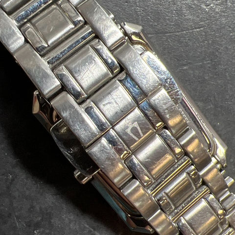Bulova C877618 Silver tone Wristwatch New Battery