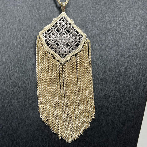 Kendra Scott Two Tone Tassel Necklace