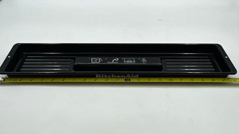 KitchenAid Oven Steam Assist Water Reservoir Tray Black Enamel 21.75 Inch
