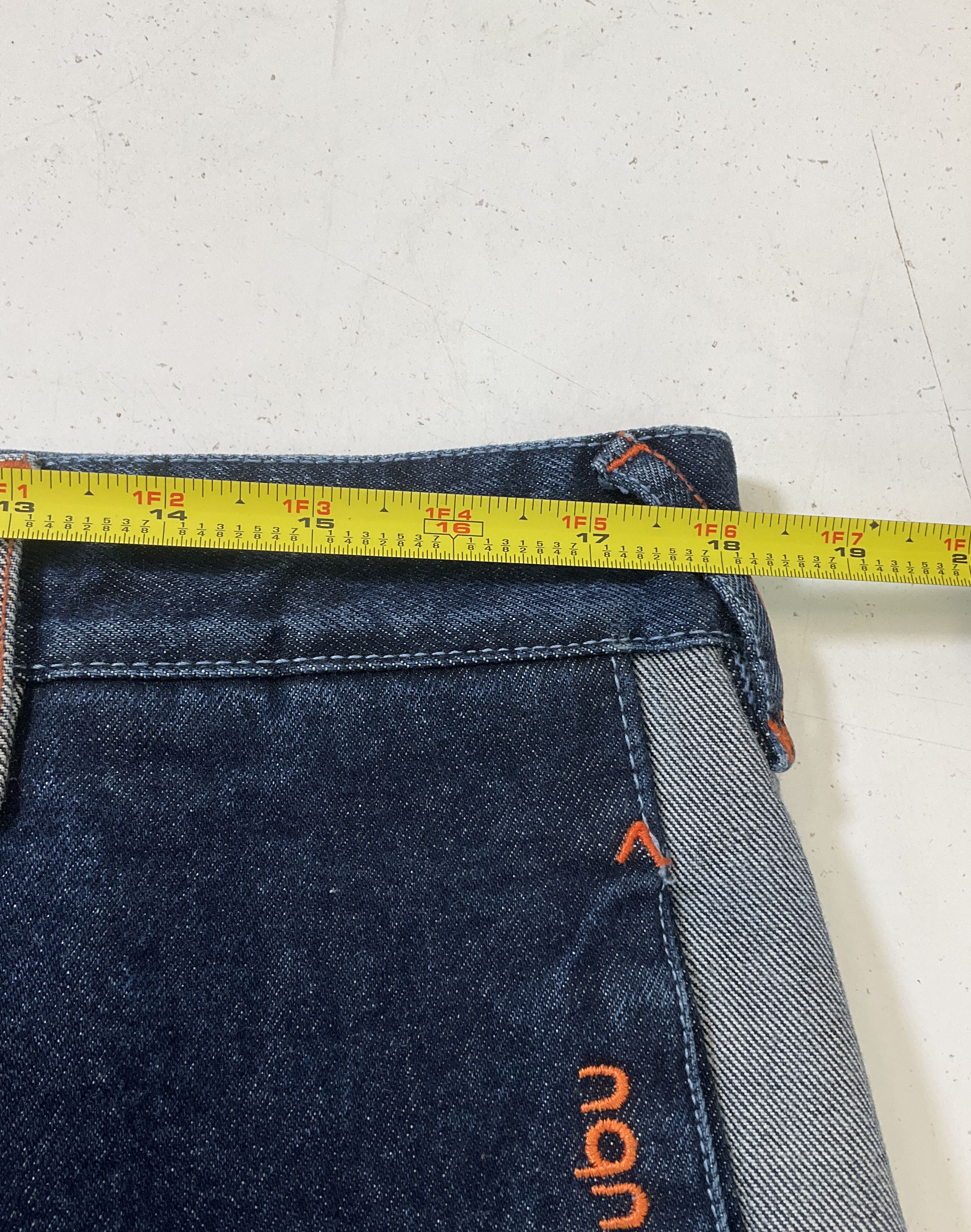 Platinum Fubu Men's Dark & Light Wash Jeans Sz 36x34 Vintage Hip Hop Streetwear