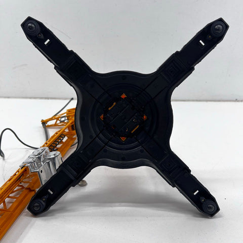 New Bright Vintage 1993 Tower Crane Wired Remote Control Toy 27" Tested Works