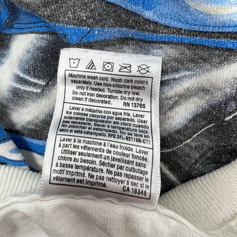 Vintage Mark Martin #6 Viagra Roush Racing NASCAR T-Shirt Double Sided Sz XL