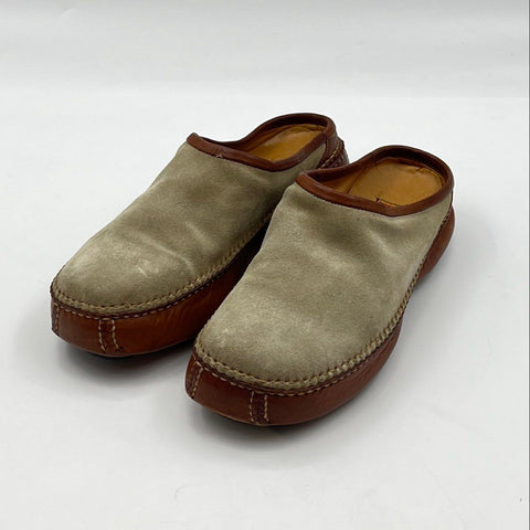 Cole Haan Country Women's Suede Leather Pebble Sole Driving Mules Size 7 B