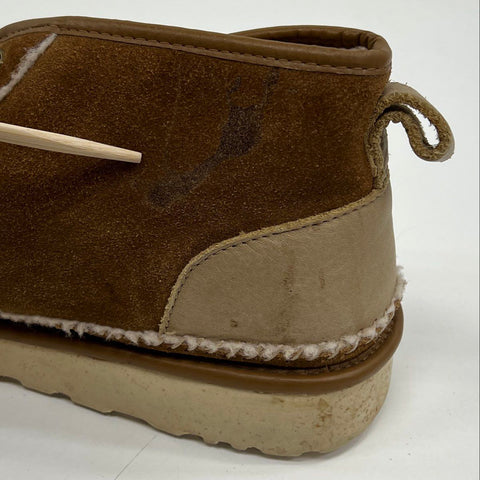 UGG Neumel Chestnut Brown Suede Chukka Boots Mens Size 16