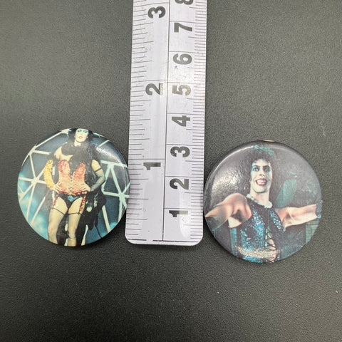 Rocky Horror Picture Show Dr Frankenfurter Tim Curry 1983 Pinback Buttons Lot 2