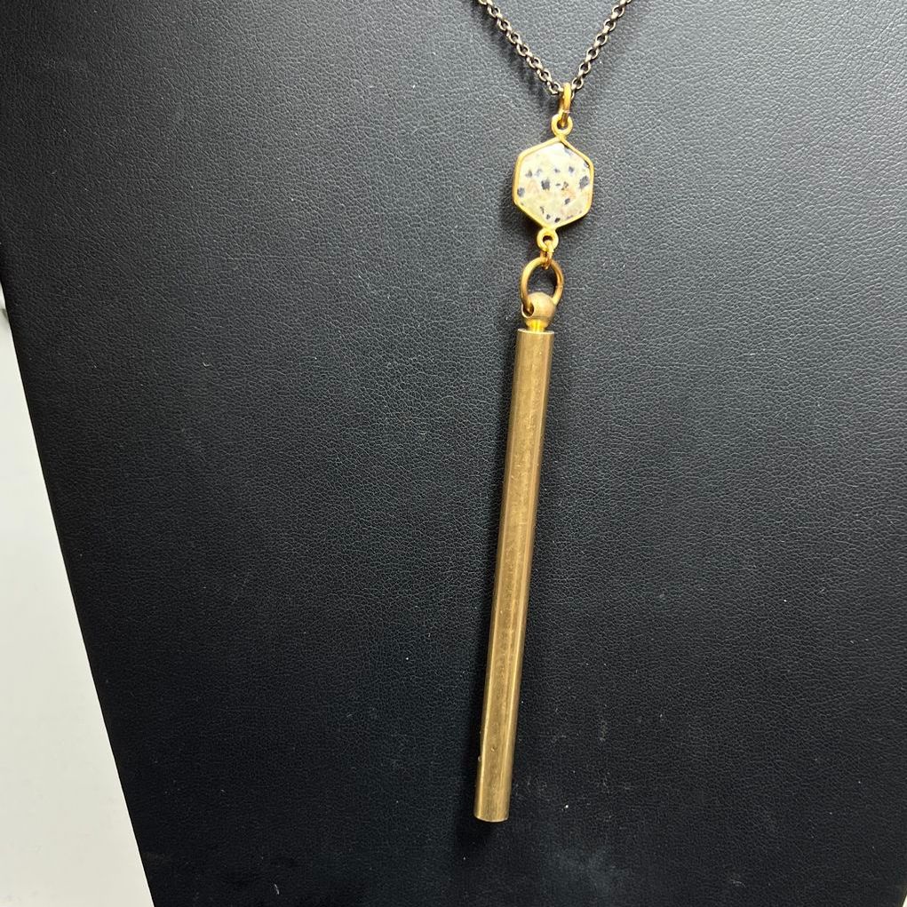 Larissa Loden Whistle Brass tone Necklace