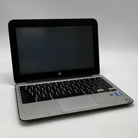 HP Chromebook 11 Laptop 11.6" ChromeOS Tested Works Note Side Damage