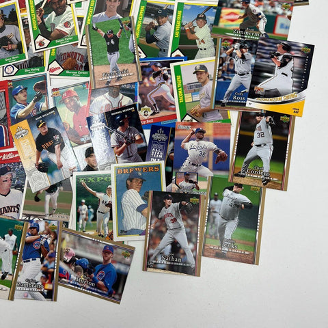 Baseball Card Lot 150+ Topps Upper Deck Donruss 1990s-2000s MLB Era Mix