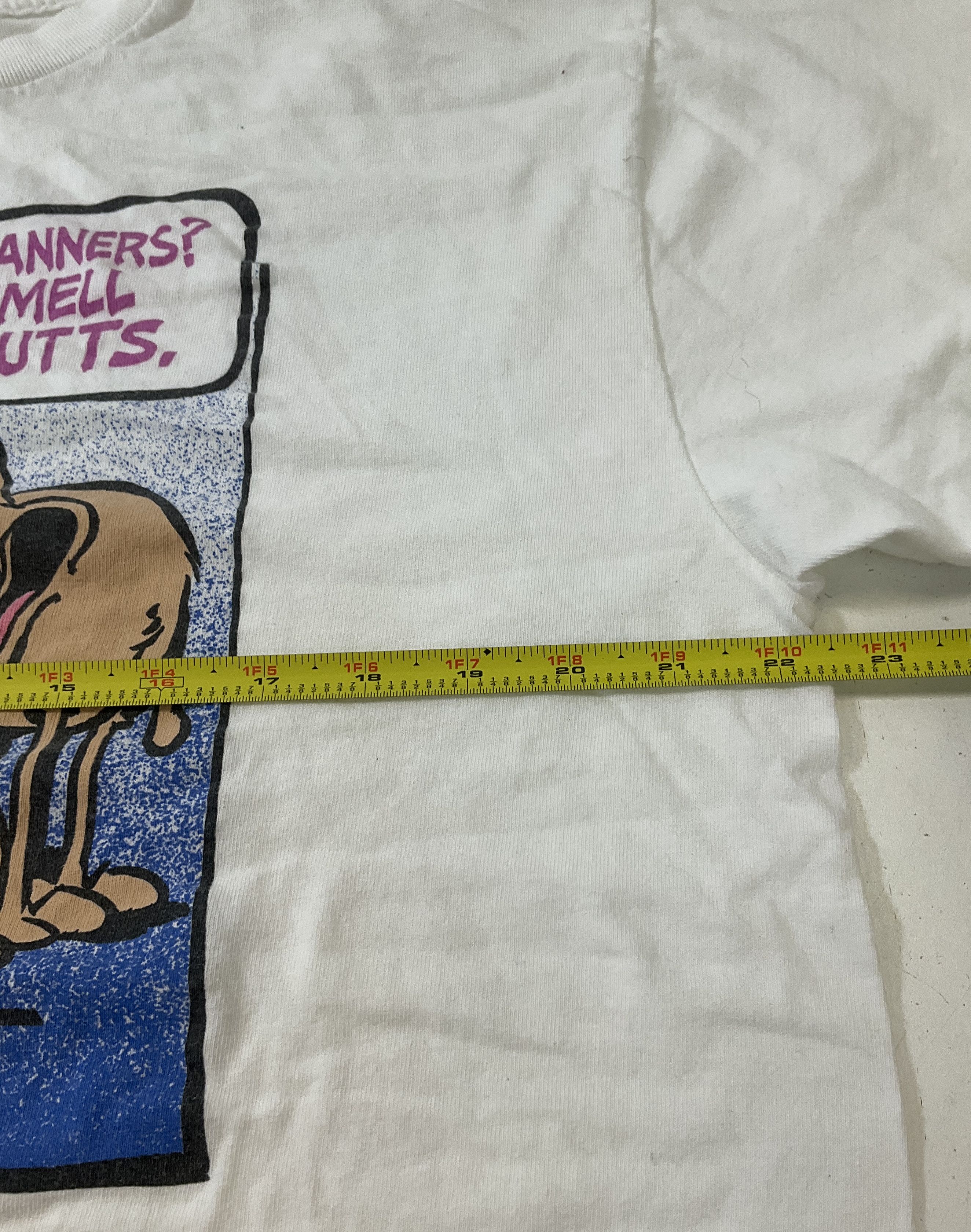 Vintage 90s Mother Goose & Grimm Comic Manners Butts T-Shirt Size XL Mike Peters