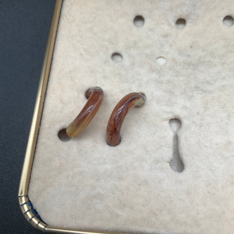 Vintage Crown Trifari Signed Interchangeable Gold Tone Clip Earrings Box Set