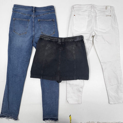 Pilcro 7 For All Mankind Free People Women's Pants Skirt Lot Sz 31 Tall