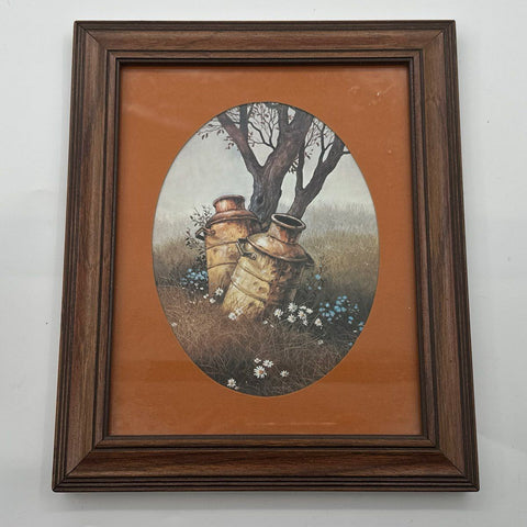Vintage Rural Scenes Set of 3 Framed Prints 10x12 Americana Edward Art Products