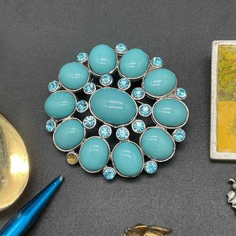 Vintage and Modern Costume Jewelry Lot 15 Brooches Pins Marjolein Bastin Cat