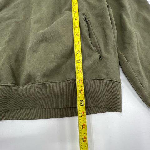 Broken Planet Men's Basics Olive Green Puff Print Hoodie Sweatshirt Size XXL