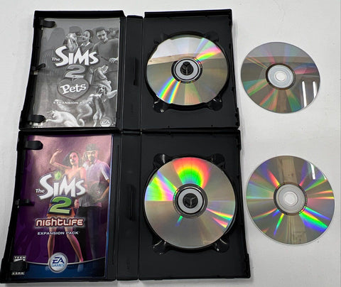 The Sims 2 The Sims 3 5 PC Game Lot Expansion Packs CIB Untested