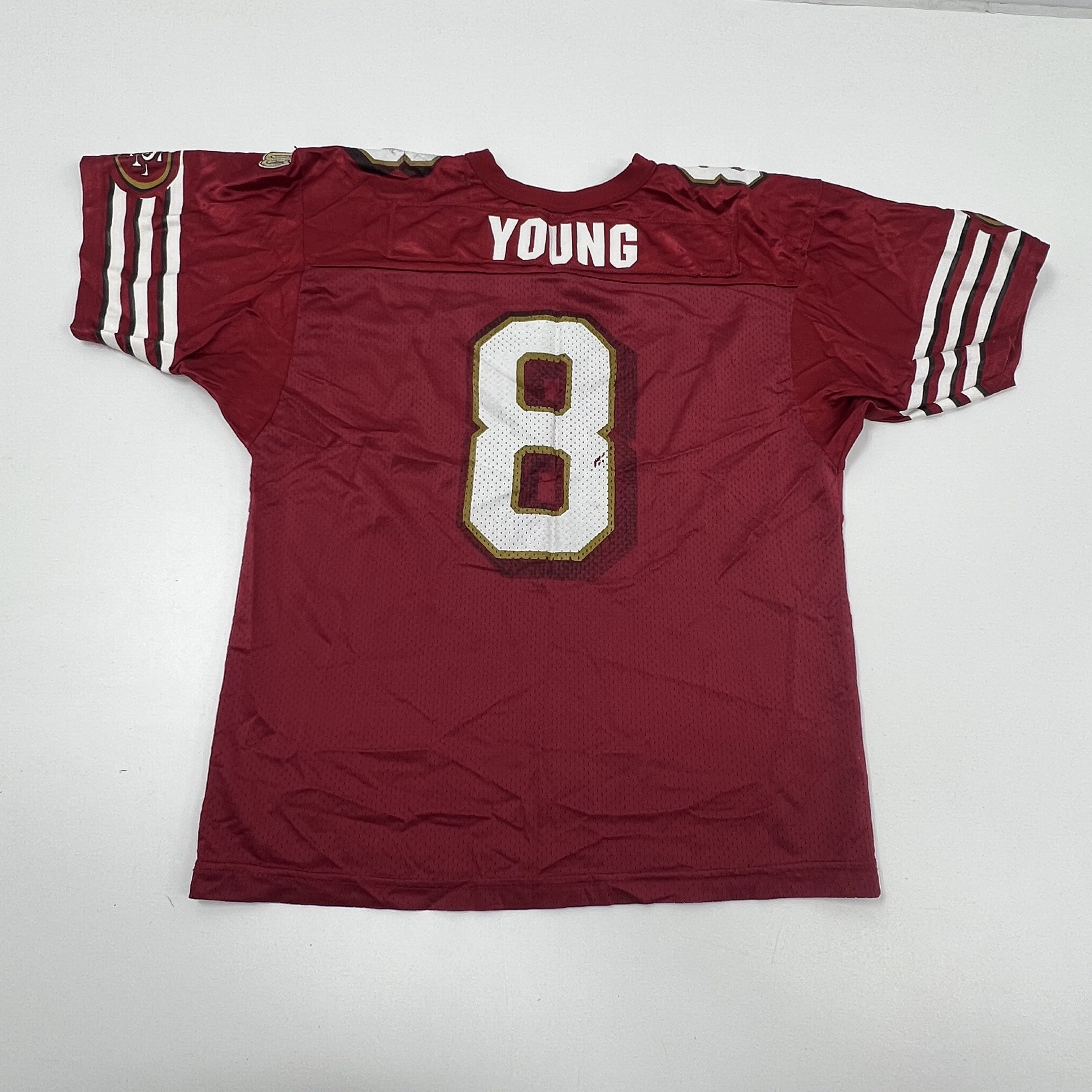 Vintage NFL Wilson San Fransisco 49ers Youth Jersey 1990s Young #8