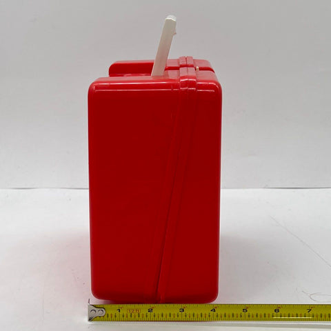 Vintage Star Wars The Empire Strikes Back Thermos Plastic Lunchbox 1980 Red