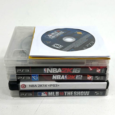 NBA 2K16 MLB The Show 16 PlayStation 3 PS3 7 Game Lot Sports