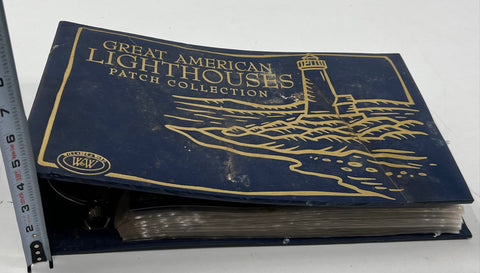 Willabee & Ward Great American Lighthouses Patch Collection Vintage Binder Lot